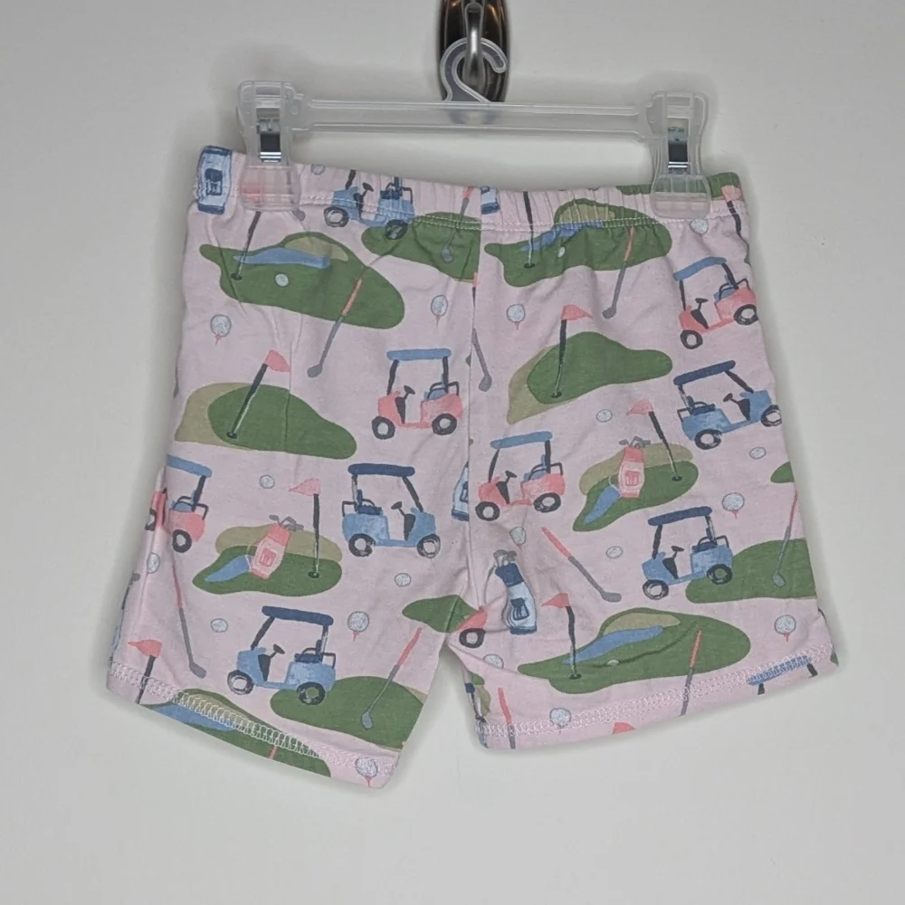 Mud Pie Golf Cart Course PJ Pajamas Set 4T